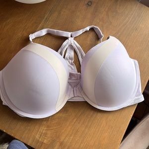 Body by Victoria’s Secret, 38DDD, Violet w/cream stripe. New without tags.